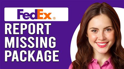 fedex report missing package